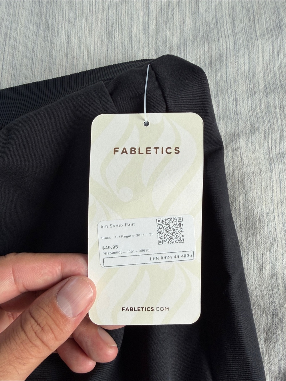 NWT Fabletics Women’s Ion Scrub Pants with Side Pocket - Picture 5 of 5